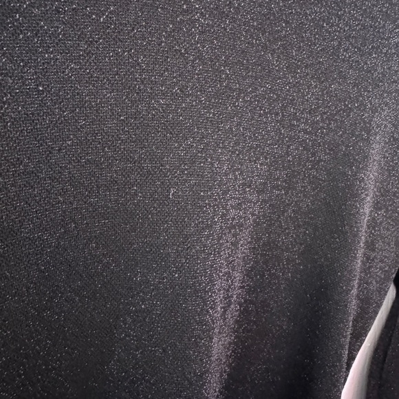 VINTAGE Black mesh sparkly top - Picture 2 of 5